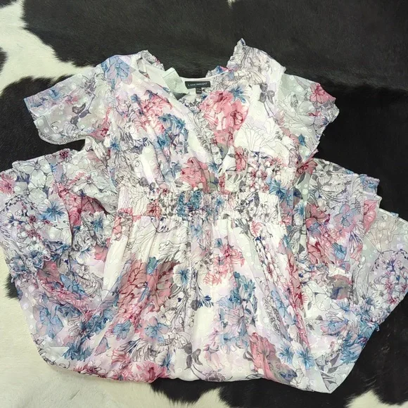 NWT Lane Bryant floral dress 18 / 20 ladies - Picture 8 of 10